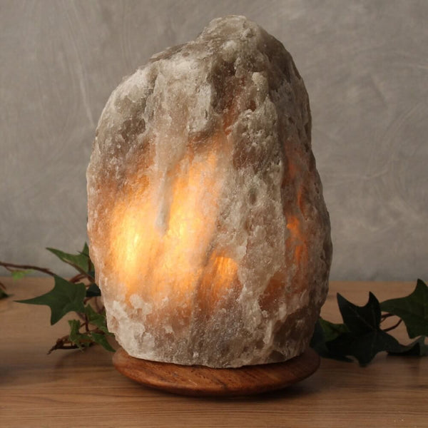 Rare Grey Himalayan Salt Lamp — Natural Series