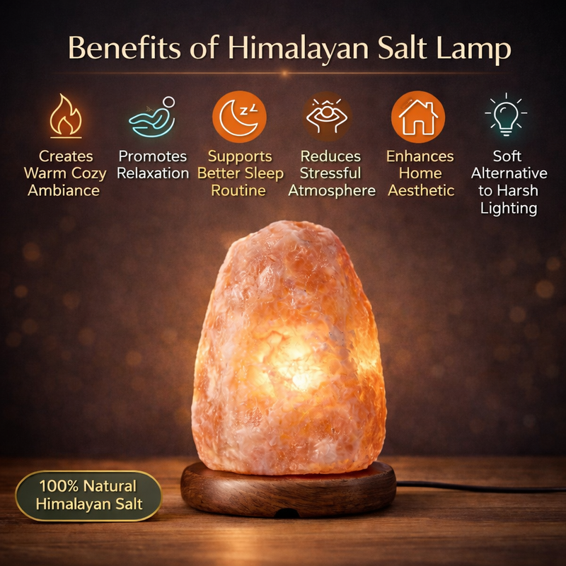 Natural Himalayan Pink Salt Lamp